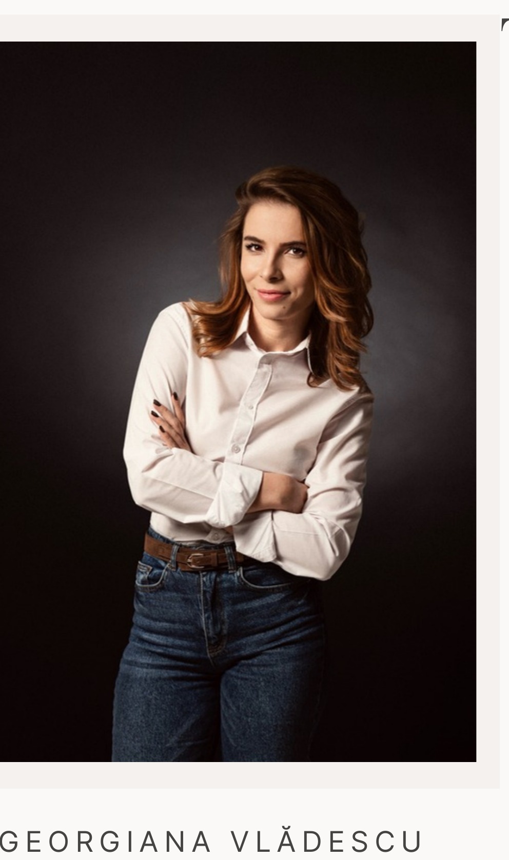 Georgiana Vlădescu — Founder & Strategic Partner